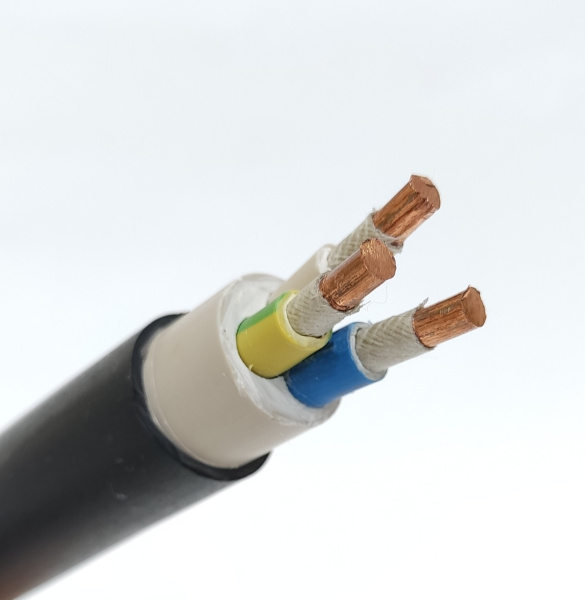 Кабель ВВГнг(A)-LS 3х2.5 ок(N,PE) - 0,66кВ